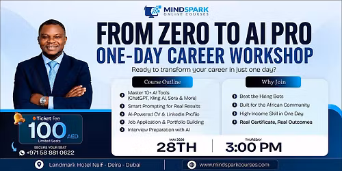 FROM ZERO TO AI PRO \u2014 ONE-DAY CAREER WORKSHOP FOR THE AFRICAN COMMUNITY