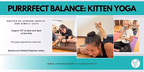 Purrfect Balance: Kitten Yoga with Upward Inertia and Simply Cats