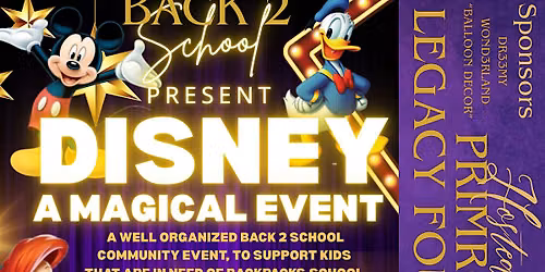 Back2School \u201cA Magical Disney\u201d Event
