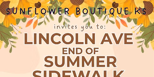 Lincoln Ave end of summer sale