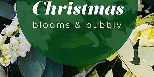 Blooms and Bubbly Christmas Floral Class