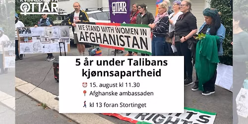 5 \u00e5r under Taliban - solidaritet med kvinner i Afghanistan