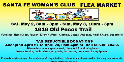 SANTA FE WOMAN'S CLUB FLEA MARKET