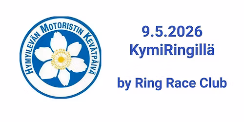 Hymyilev\u00e4n Motoristin Kev\u00e4tp\u00e4iv\u00e4 KymiRingill\u00e4 Iitiss\u00e4 la. 9.5.2026 