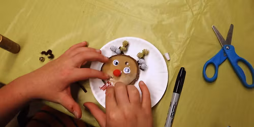 Making Tree Cookie Ornaments
