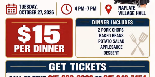 Naplate First Responder Pork Chop Drive-Thru Dinner