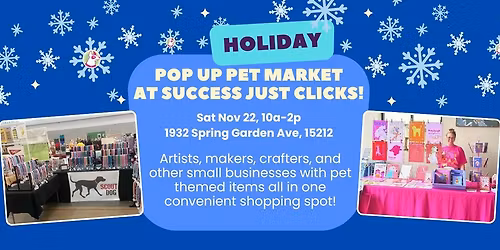 Pop Up Pet Themed Market! (better name TBD)