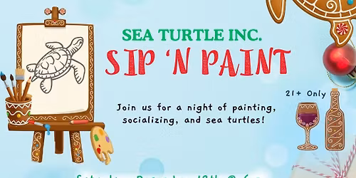 Sea Turtle Inc. Sip N Paint