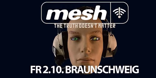MESH plus special guests: BLACKBOOK \/\/ Fr. 02.10.2026 \/\/ Braunschweig, Westand