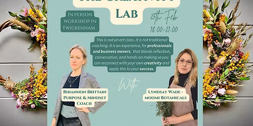 The Creativity Lab: Group Mindset And Wreath Making Workshop in Twickenham