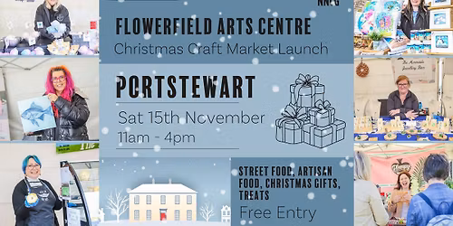 Christmas Craft Market Launch at Flowerfield Arts Centre