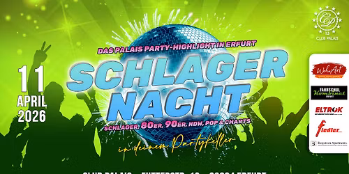 11.04.26 \u2605 Schlagernacht \u2605 im Club Palais 