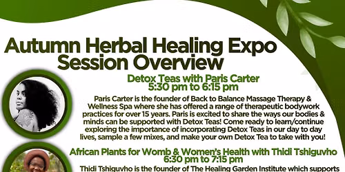 Autumn Herbal Healing Expo