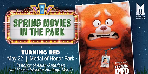 Spring Movies in the Park: Disney Pixar's Turning Red