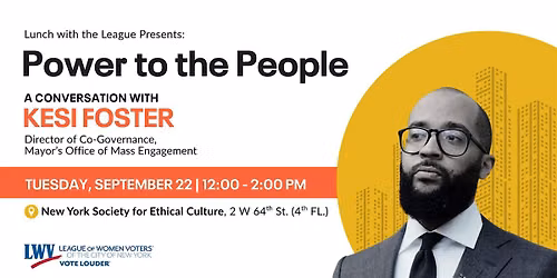 Lunch with the League: Power to the People