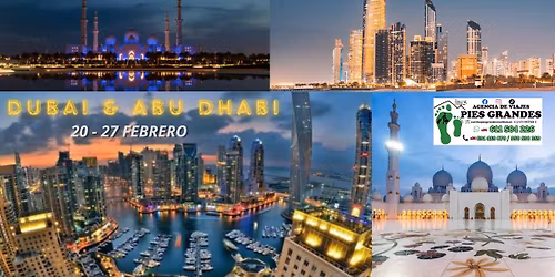 DUBAI & ABU DHABI "SALIDA AEROPUERTO MADRID"