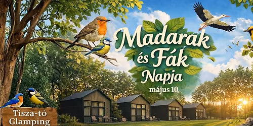 I. \u00d6lel a term\u00e9szet - Madarak \u00e9s f\u00e1k napja a Tisza-t\u00f3 Glampingben