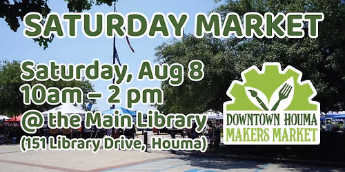 Saturday Market at the Library!
