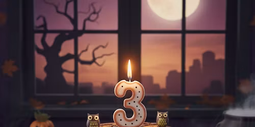 Pavu\u010dina sn\u016f slav\u00ed 3. narozeniny feat. Halloween p\u00e1rty