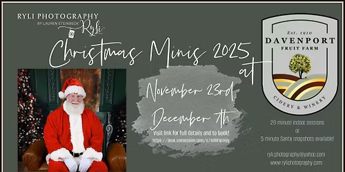 Cider with Santa - Photos by Ryli Photography