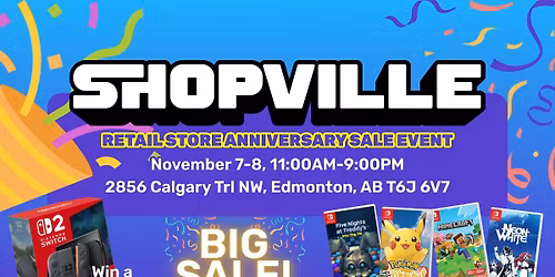 Shopville Retail Store Anniversary Sale