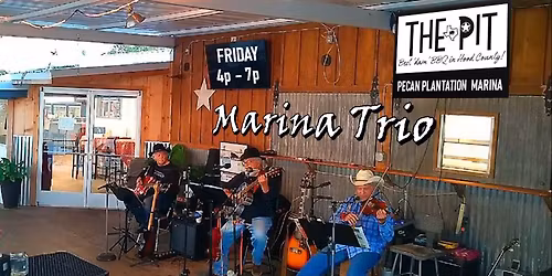 MARINA TRIO LIVE in the Pecan Pit BBQ Patio ~ DEC 19th ~ 4p to 7p!