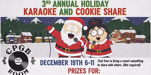 Holiday Karaoke and Cookie Share