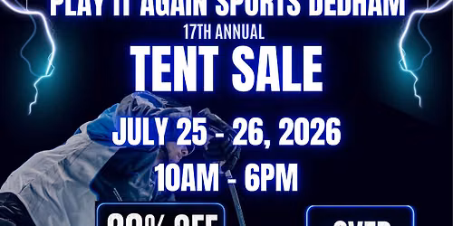 17th Annual Tent Sale