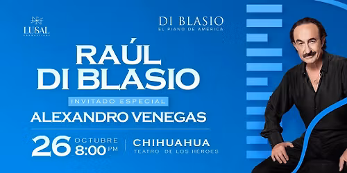 RA\u00daL DI BLASIO en Concierto Invitado especial Alexandro Venegas CHIHU