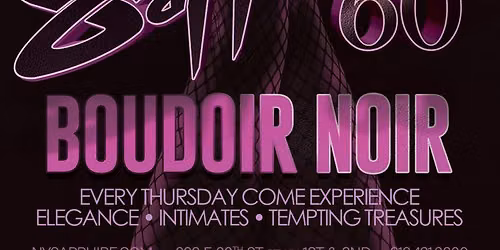 Boudoir Noir at Sapphire 60
