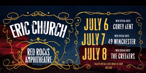 Eric Church Live from Red Rocks: Watch Party Night 1