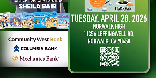 \ud83d\udcda Financial Literacy Book Launch, Sheila Bair