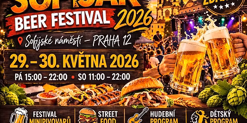SOFIJ\u00c1K BEER FESTIVAL 2026 | Praha 12 \u2013 Mod\u0159any