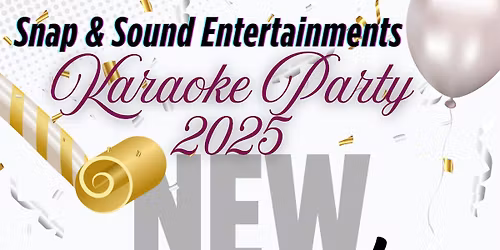 NYE 2025 Karaoke & Disco