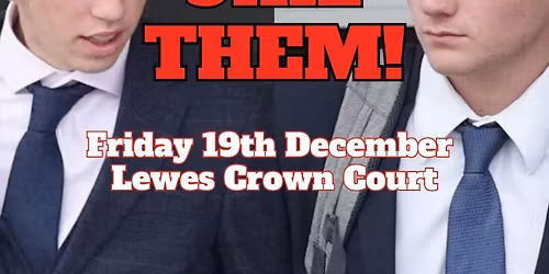 JAIL THE SHEEP KILLERS: Lewes Crown Court protest, 19th December