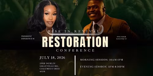 Rise In Revival: Restoration Conference 2026