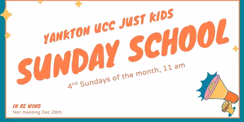 Sunday School Just for Kids at Yankton UCC