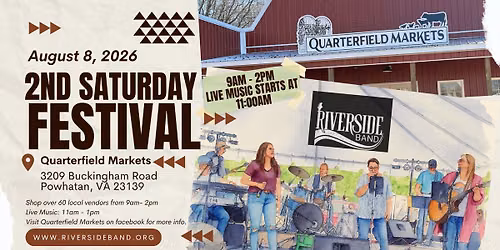 LIVE at Quarterfield Markets- 2nd Saturday Festival \/\/ August 8th