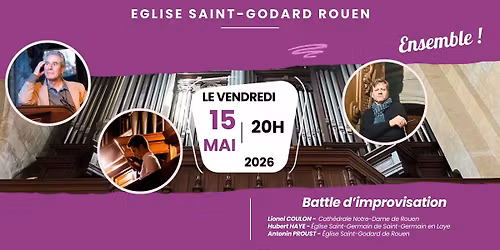 Concert d'improvisation autour de la vie de Sainte Jeanne d'Arc - Semaine Musicale "Ensemble" 