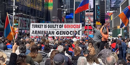 Annual Armenian Genocide Commemoration in Times Square