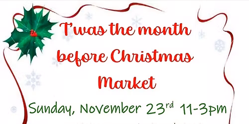 2nd Annual Twas the Month before Christmas