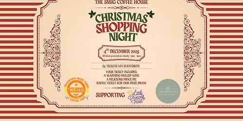 Christmas Shopping Night at The Snug