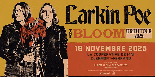 LARKIN POE + SON LITTLE en concert \/ La Coop\u00e9rative de Mai
