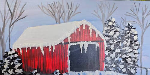 Thirsty Badger and Paint ~ Winter Has Arrived 298