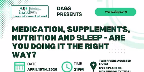 Medic*tion, Supplements, Nutrition and Sleep - Doing it the Right Way?