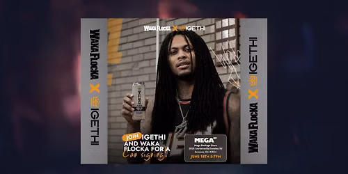 Meet Waka Flocka at Mega Package Store (Free Entry)