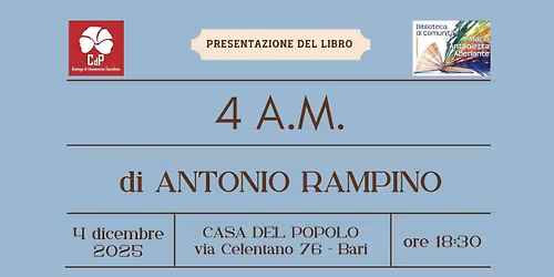 4 a.m. con Antonio Rampino ed ELisabetta D'Addario