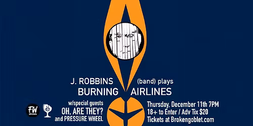 J. Robbins Band plays Burning Airlines