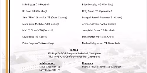 Hall of Fame Weekend