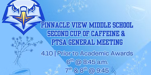 PVMS April 2026 PTSA General Meeting 